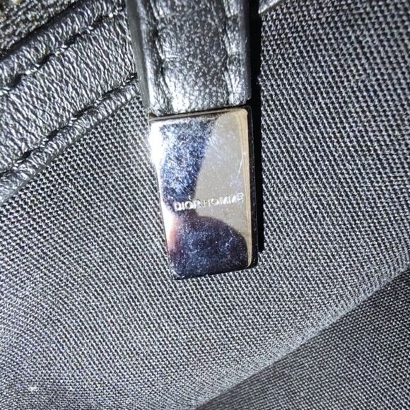 Dior Homme Trotter canvas & leather laptop business bag EUC - Picture 7 of 10